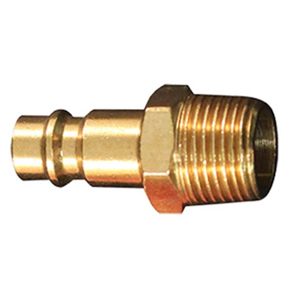 Homepage 0.25 in. NPT Male Brass V-Style Hi-Flow Plug HO2612516
